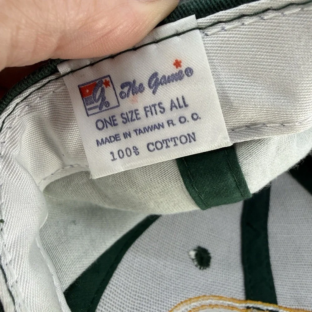 Vintage Green Bay Packers Hat Cap The Game Team NFL